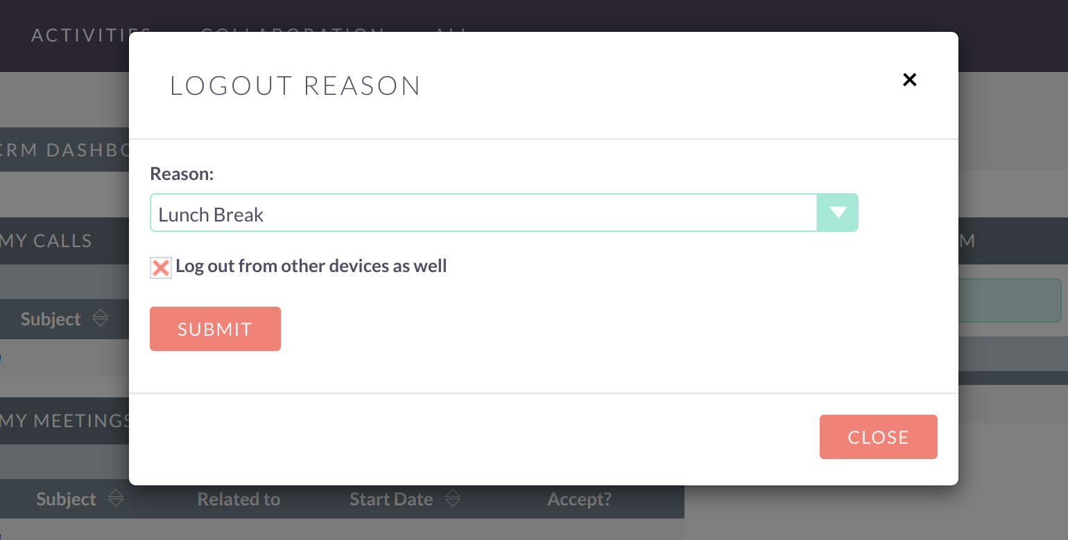 Glances integration dashboard within SuiteCRM