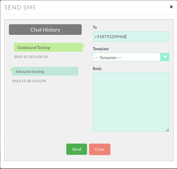 Contact Support for SuiteCRM SMS Extension