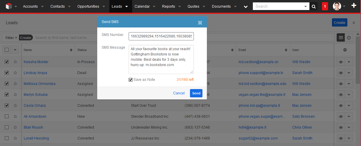 Enhance communication speed and efficiency with SendSMS for SuiteCRM