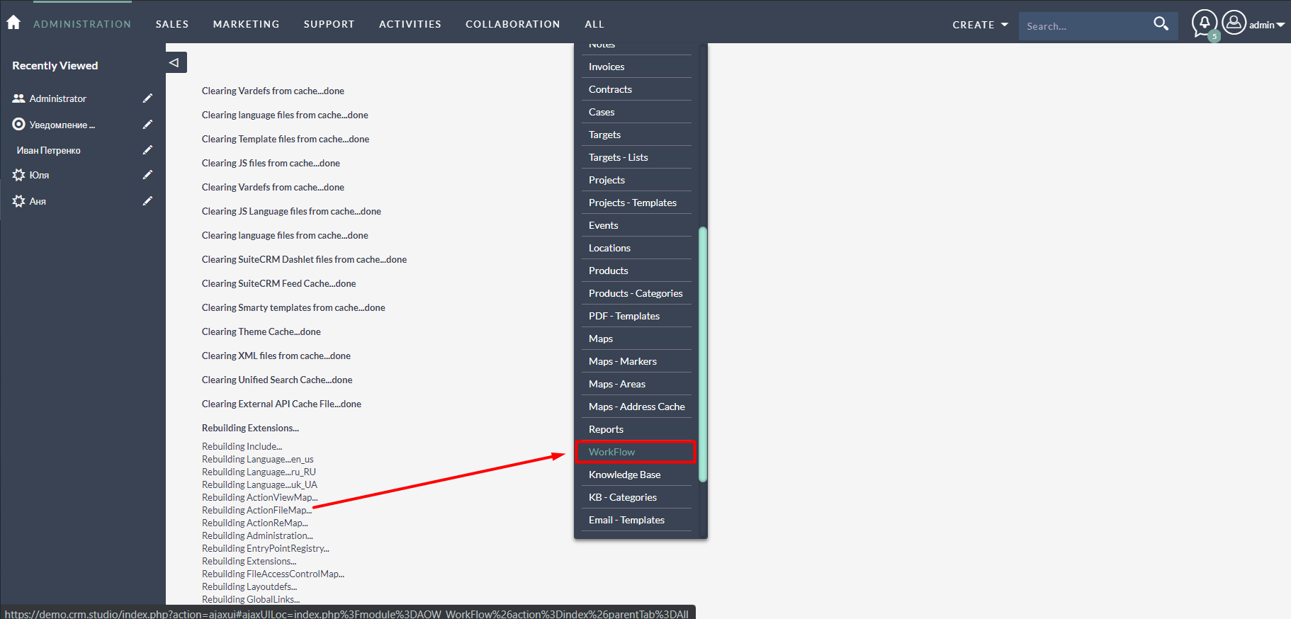 SuiteCRM Alert Messages Add-On Overview