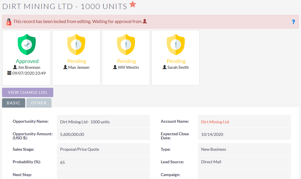 Descriptive image related to https://store.suitecrm.com/addons/approval-process - 1
